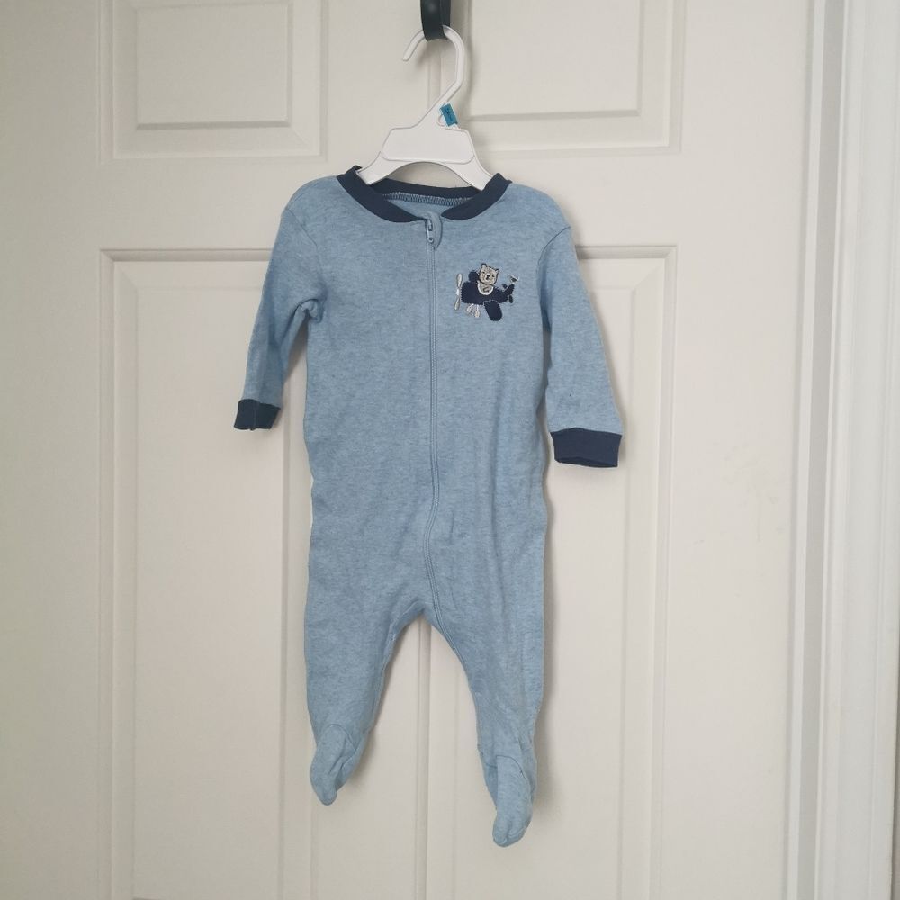 3/$12 George baby boy sleeper size 0-3 m